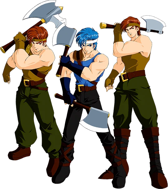 The first three fighters in Fire Emblem