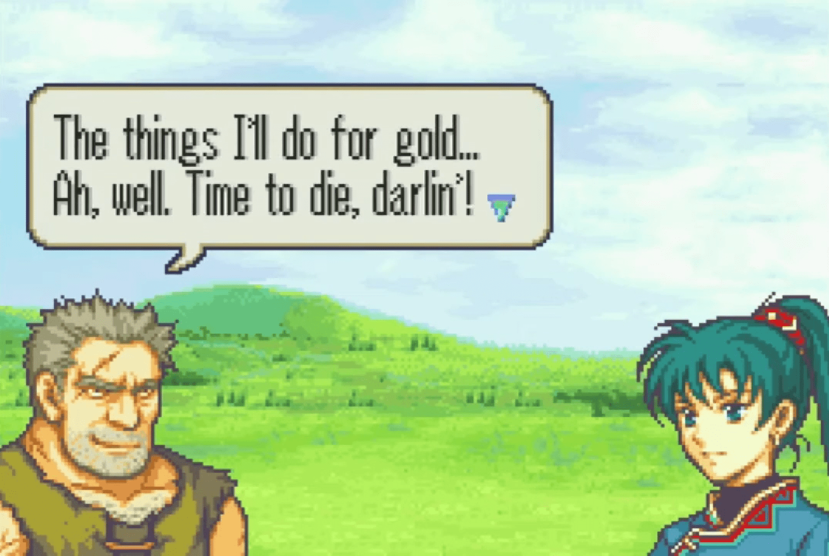 Lyn gets attacked by bandits