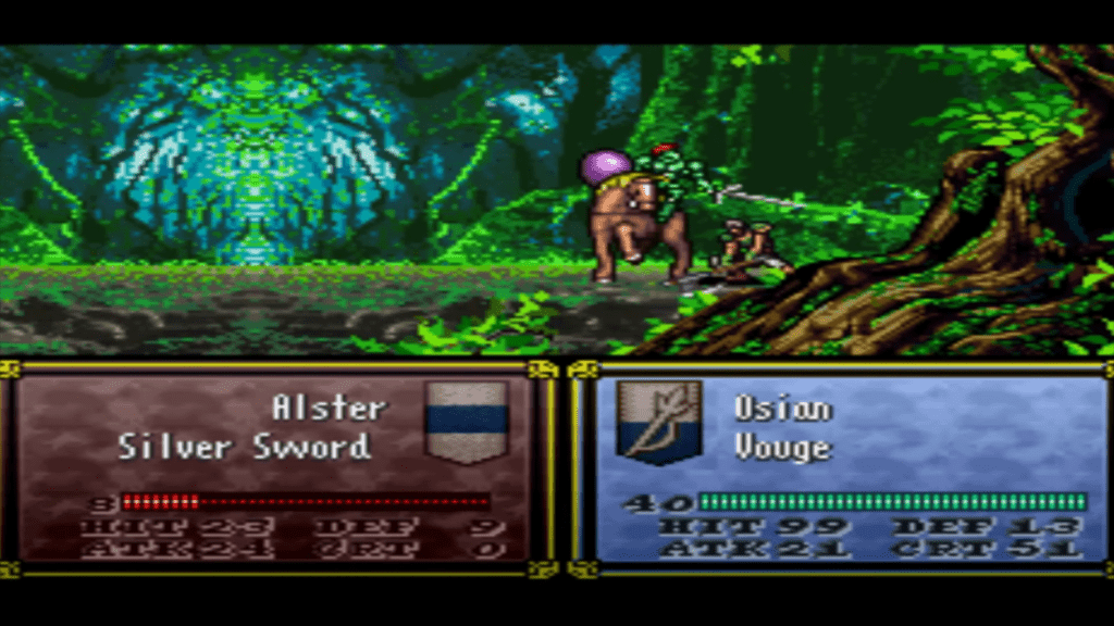 The Fighter is slightly different in Thracia 776